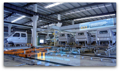 Chongqing Senkai Automobile Sales & Service Co., Ltd. fabriek productielijn