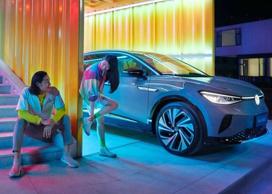 Volledig Elektrische Pro automobiel-ev-Automobiel van Suv ID4 Crozz met Te openen Schuifdak voor Familiebedrijf