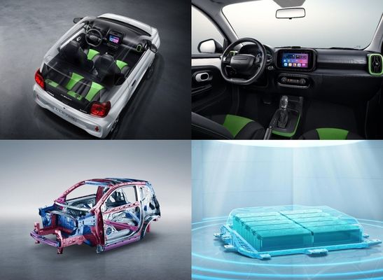 311km de Slimme Mini Battery Car Left Hand Aandrijvings Krachtige Visie van Duurzaamheidsroewe