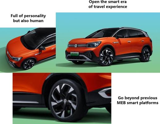Volkswagen ID6 Crozz volledig Elektrisch SUV Verlaten Auto's gloednieuwe 0km Lange afstand in mijlen Lage Prijs