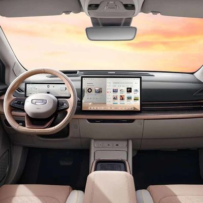 Meetkunde met 4 wielen M6 450km van luxe de volledig Elektrische SUV Geely Elektrische Autobestelwagen