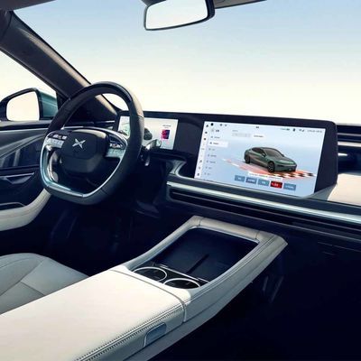Gloednieuwe van de de Waaierhoge snelheid van Xiaopeng P7 480Km de Luxeev Voertuigen