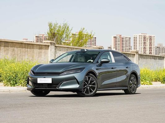 2025 Krachtig Han L BYD elektrisch voertuig met maximaal vermogen 500 kW en leer roer 1000V High Voltage Fast Charging